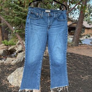 Madewell Mid Rise Kick Out Jeans size 31